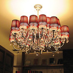 神戸プレジール - 別室のシャンデリア