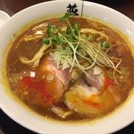 彩色ラーメン きんせい総本家 夢風 - 無添加コクまろカレーらぁめん(780円)