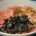 もてなしや - 中おち丼に山葵醤油