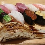 江戸前がってん寿司 - 本日の握りランチ(特上)