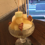 ジェラテリア アクオリーナ - 青りんごとリコッタ（800円）