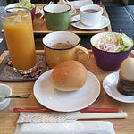 Punicafe - モーニングサービス『オレンジジュース』 400円