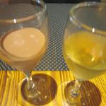 トラットリア ダイ パエサーニ - 自家製リキュール（チョコ、スターアニス）　￥サービス