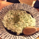 酒徒庵 - 牡蠣ときのこのチーズリゾット