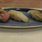 すし処金太郎 - 2015.09 トロ、イカ、？