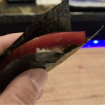 すし処金太郎 - 2015.09 マグロ 漬け