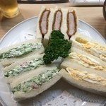 井泉 本店 - 三色サンド