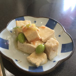 中華料理　美味香 - サービスらしい豆腐のあんかけ