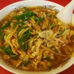 らーめん萬来 - 絶品細切り肉そば♪