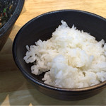 ライスバーからご飯もってきた！