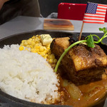 キャンプエクスプレス 相鉄ジョイナス店 - 【料理】BBQカレー ＋ 炙りバターコーン