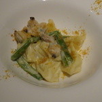 リストランテ サクラ - 海老入りのニョッキ、カラスミかけ