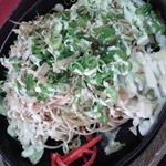 Okonomiyaki Okina - ネギマヨ塩焼きそば