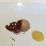 海鮮名菜　香宮 - 紹興酒とフォアグラのテリーヌ パイナップルソース