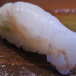 伊勢鮨 - 握り【旬（じゅん）】平目の昆布〆