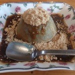 レストラン とり天職人 - ・チキン南蛮定食 デザートの自家製黒ゴマプリン