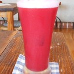 パン屋カフェ キャトル - ブラッドオレンジジュース　本場イタリア並に美味しい