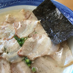 ラーメンむさし - ⚫︎アップ画像です。
              相変わらず下手ですね。