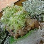 やきとん酒場 一力 - 150816東京　やきとん酒場一力　なめろう450円