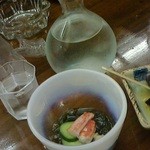 魚介屋 玄徳 - 150819新潟　玄徳　このもずくが凄い