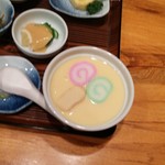 吉宗定食の茶わん蒸し：ぷるんぷるんです