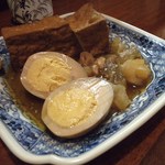テールラーメンやま田 - おでん、厚揚げ・腱スジ・玉子