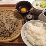Usagi - せいろ蕎麦＋卵かけご飯