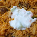 南印度ダイニング - マトンビリヤニ＋ライタ