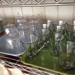 ザファームカフェ - ドリンクのグラス達も可愛い❤️