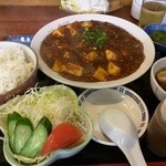 味の店　こだま食堂 - 麻婆豆腐定食700円