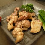 博多料理 竹茂 - 「地鶏の塩焼き」