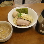 麺処 有彩 - 「つけめん」のセットです。