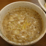 麺処 有彩 - つけ汁です、これが濃厚。