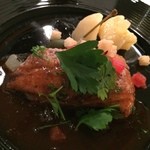 上高地帝国ホテル - 舌平目のムニエル　トマトとケッパーを添えて