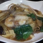 ハマチョウ - あんかけ焼きそば８５０円(201509)