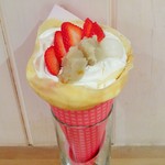 オレンジカウンティ - 和風 柚子あんと白玉の生クリームイチゴ