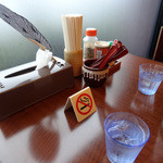 一世風靡 - 2015年8月30日(日)　店内　テーブル席卓上