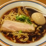 ラーメン暁 - 味玉ラーメン800円