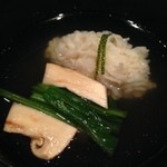 霞庭 まつばら - 松茸と鱧の椀