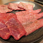 焼肉 山水 - 27年9月　特選盛り