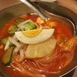 焼肉 山水 - 27年9月　冷麺ハーフ