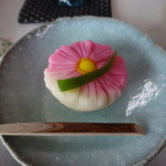 飛翔庵 - 生菓子あっぷ！今回は季節の移り変わりを感じさせるコスモスでした☆