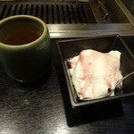 焼肉もとやま - 食後は杏仁！