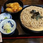 Sobadokoro Hanaya - ざるそば、ミニ天丼
