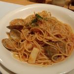 イル・プラート - 魚介のトマトソースパスタ