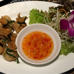 タイレストラン タニサラ - トゥントーン　税込880円　タイ風エビと豚挽肉の包み揚げ