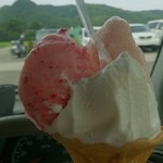 レガーロ - すもも、桃、レアチーズ(’-’*)