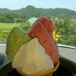 レガーロ - すもも、抹茶、レアチーズ(*^^*)