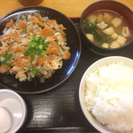 おふくろ亭 - 白ホル定食 大飯 500円