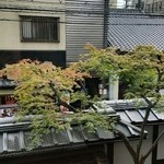 ベルアメール 京都別邸 - 二階席、窓からの景色